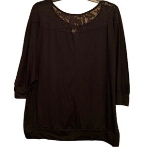 2x 18W-20W black lace peep hole sparkle accent